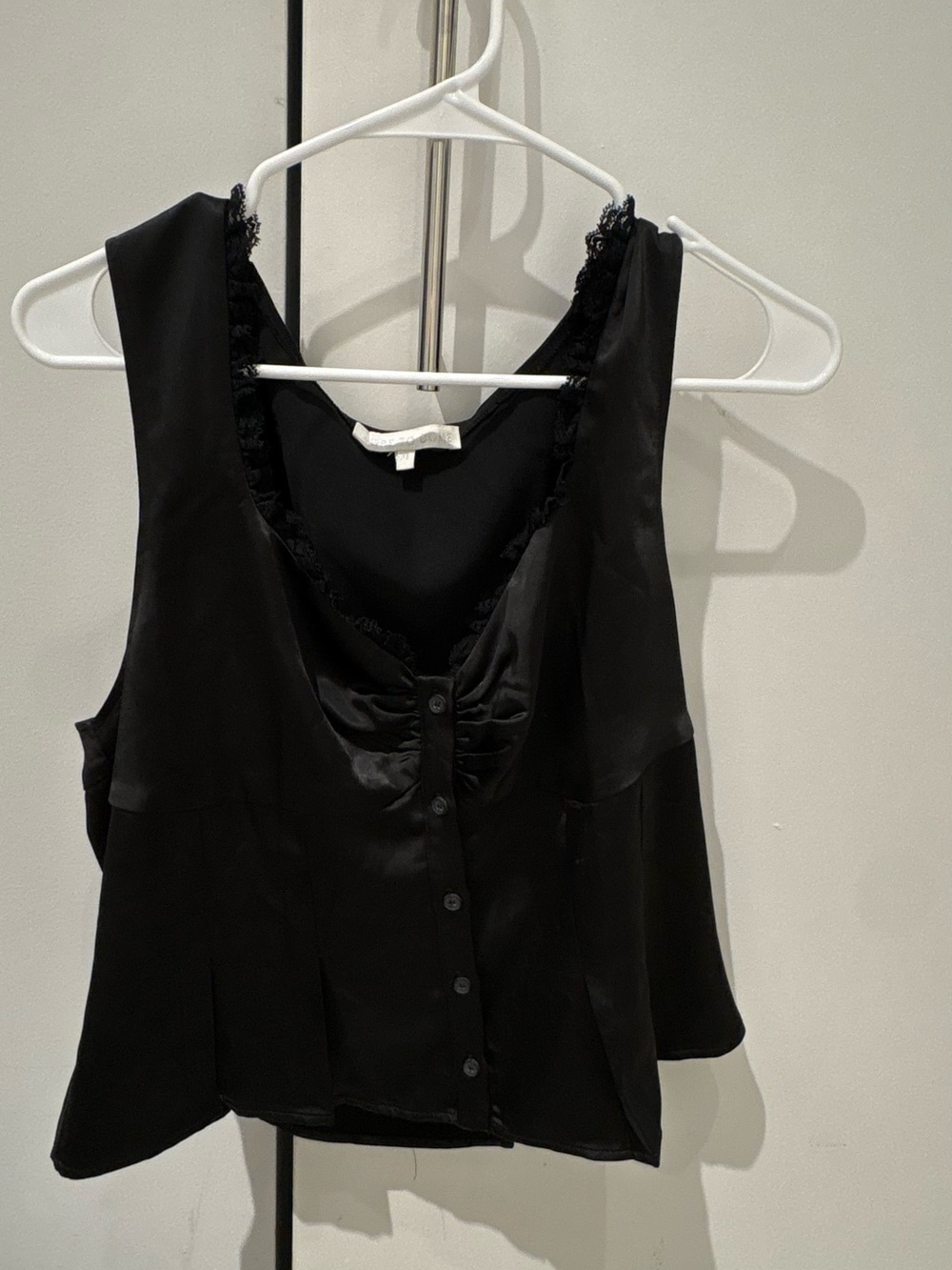 Revolve ‘MORE TO COME’ Mina Bustier Top in Black